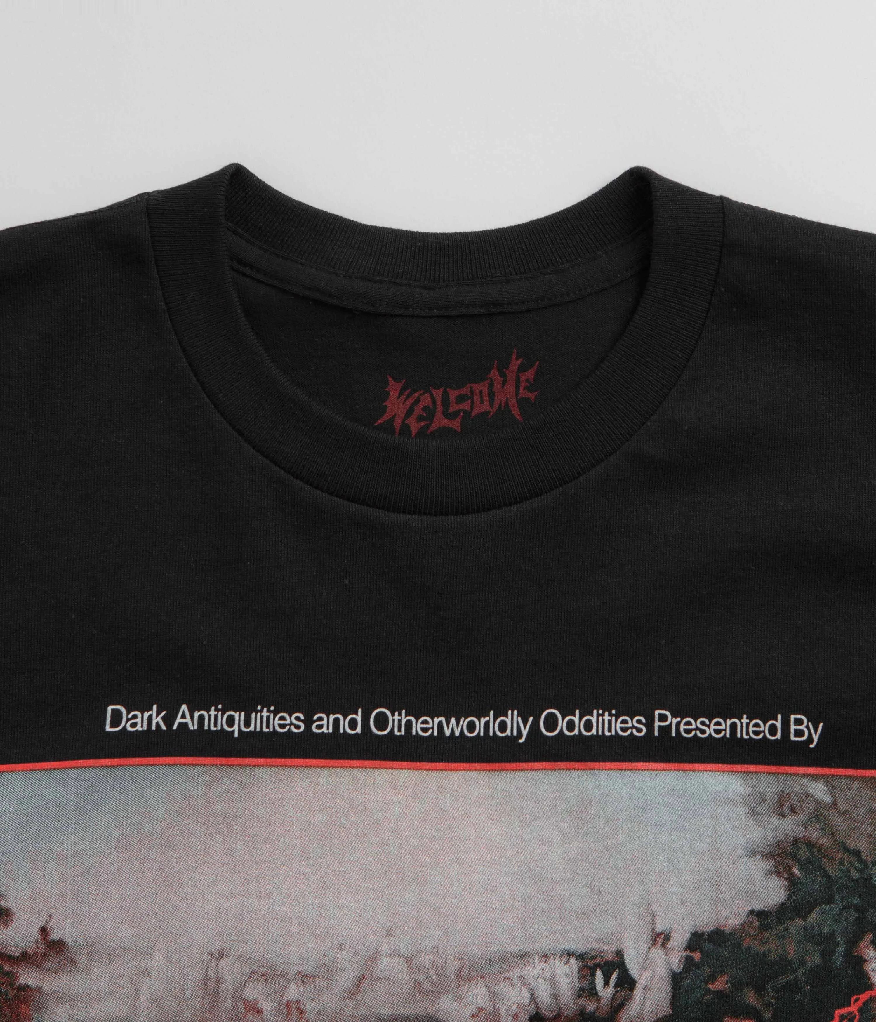 Popular Item Welcome Antiquities T-Shirt - Black
