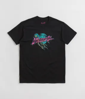 Welcome Magnetic T-Shirt - Black abstract hem