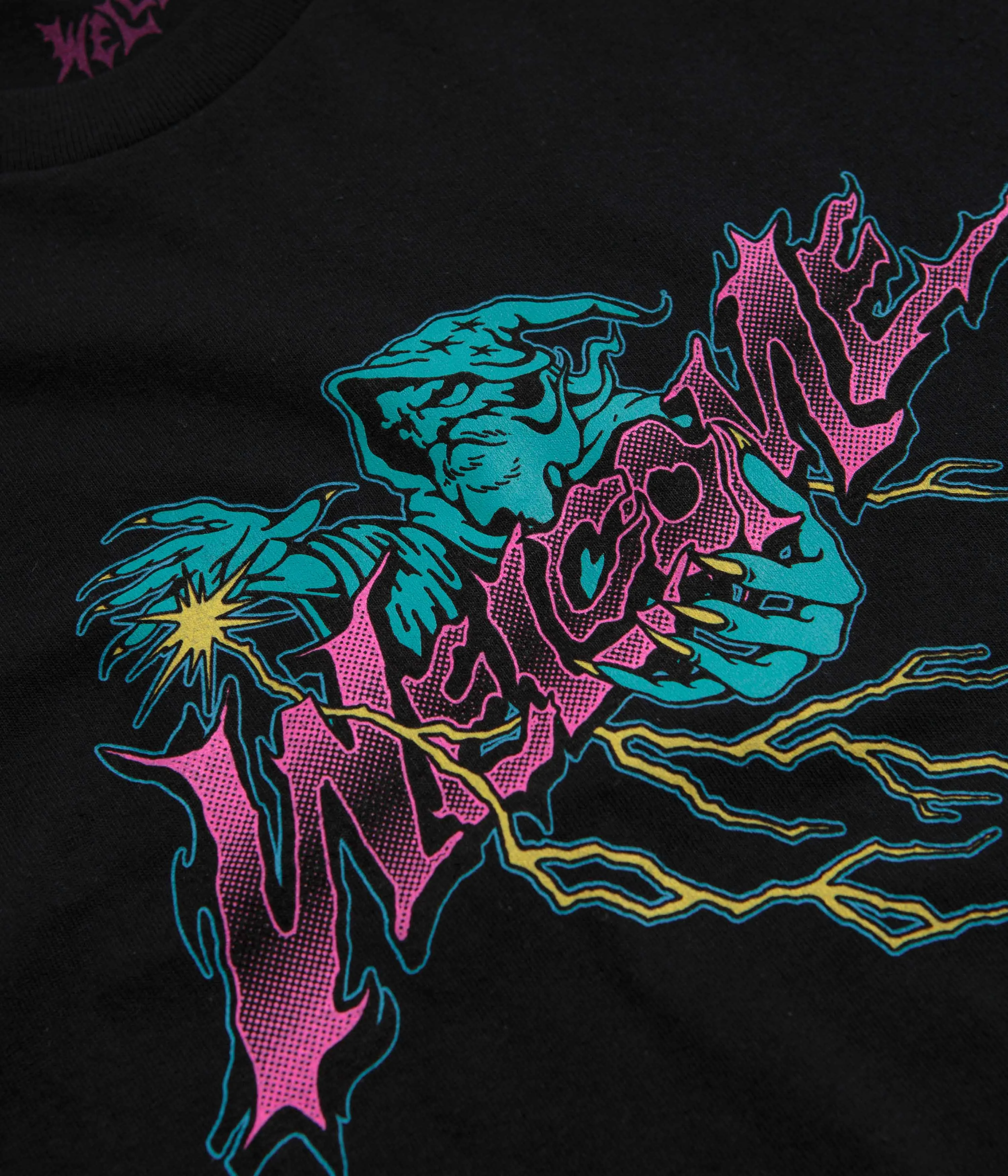 Welcome Magnetic T-Shirt - Black European size ethnic prints