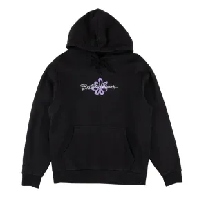Quick Dry Material Casual Friday wear Welcome Skateboards Flower Hoodie - Black