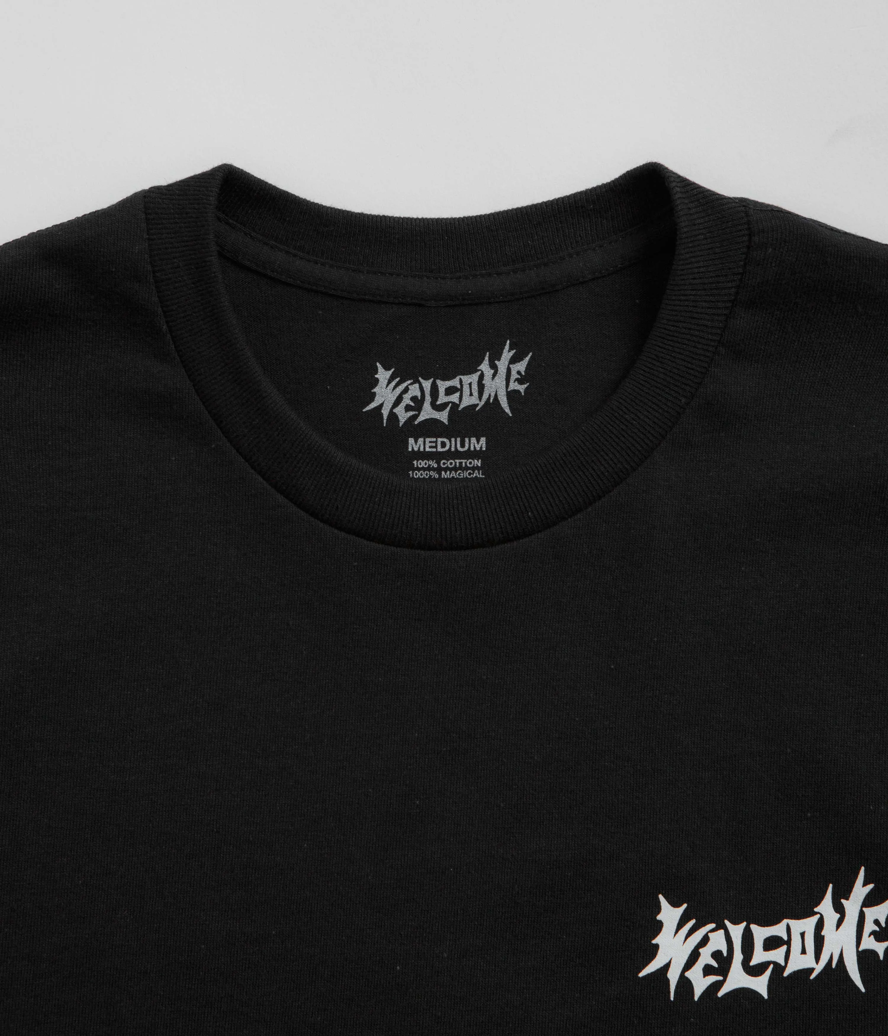 Welcome Sloth T-Shirt - Black / White Watches Fitted Silhouette