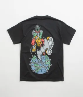 Half sleeve Welcome Unchained T-Shirt - Black