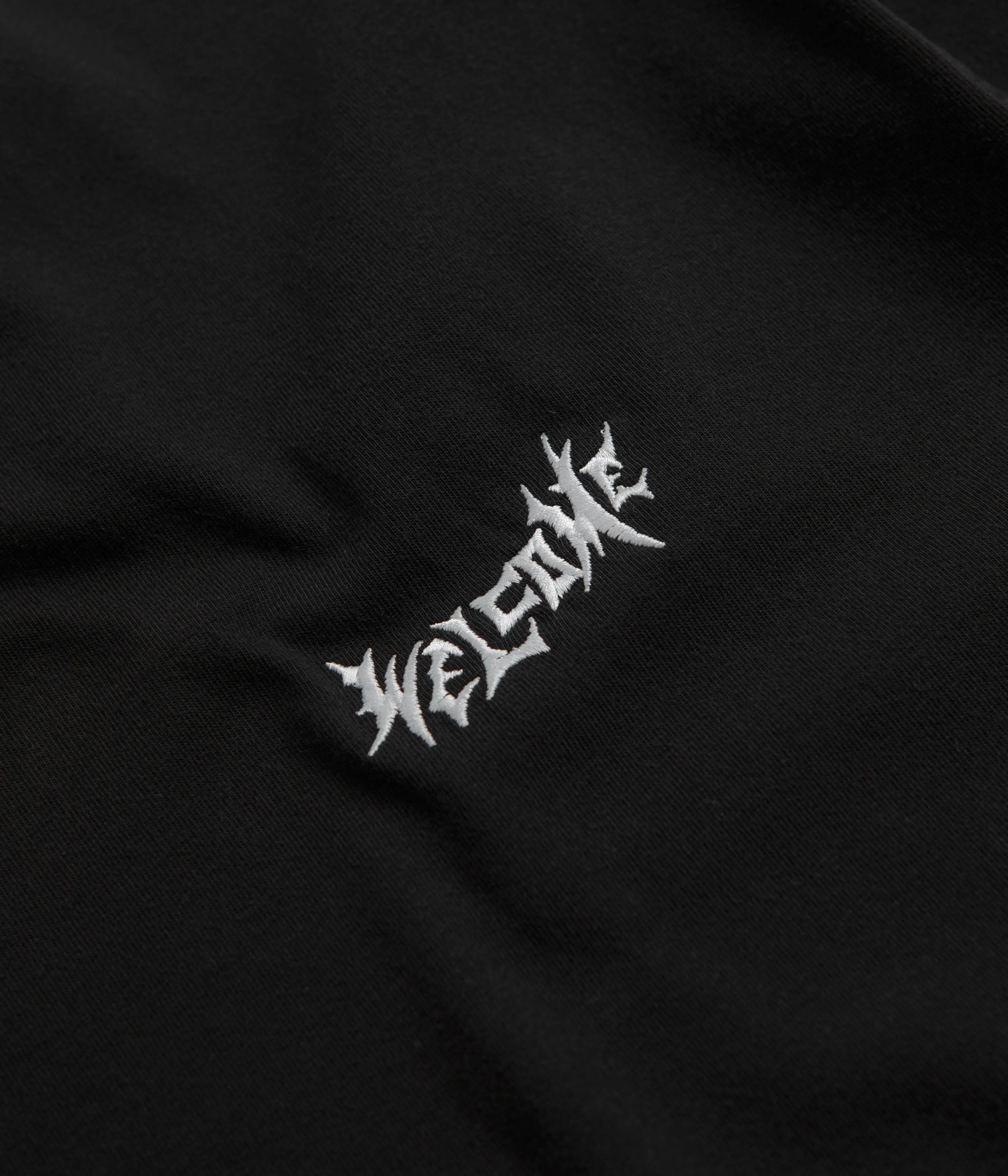 board shorts silhouette Welcome Vamp Core Garment Dyed Knit T-Shirt - Black