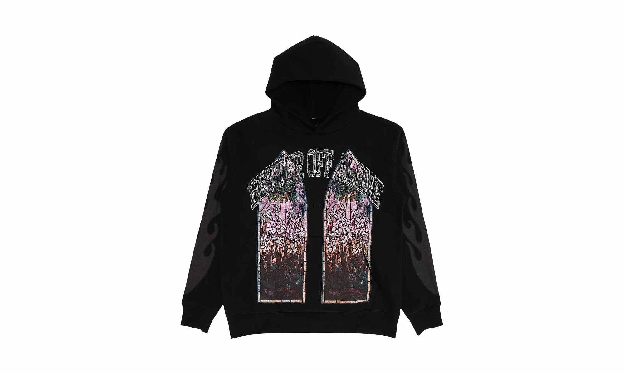 Who Decides War X A Boogie Wit Da Hoodie Better Off Alone Hoodie Black "BLACK"