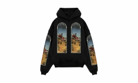 Who Decides War X EST GStained Glass Hoodie Black "BLACK"