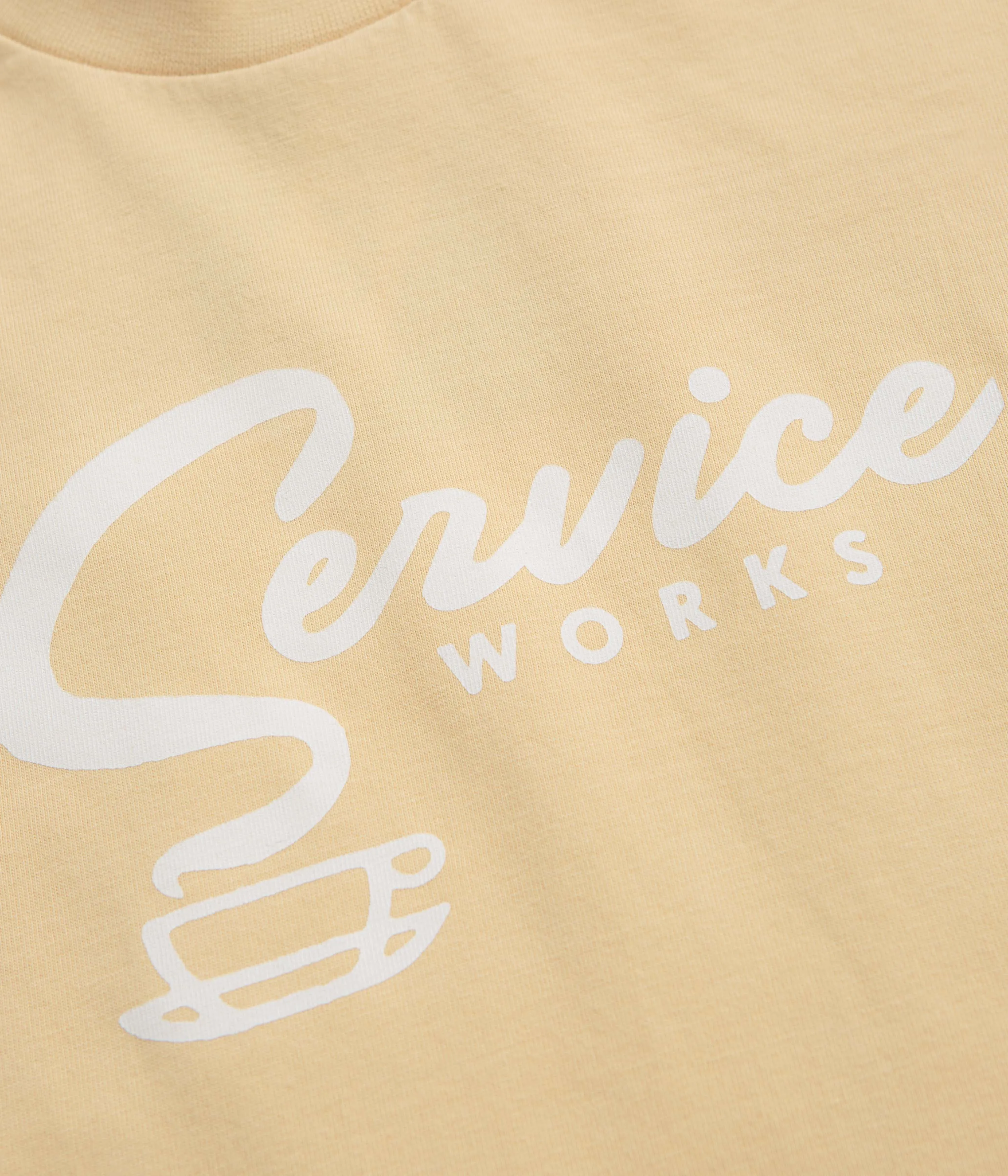 indoor climate Service Works Espresso T-Shirt - Khaki