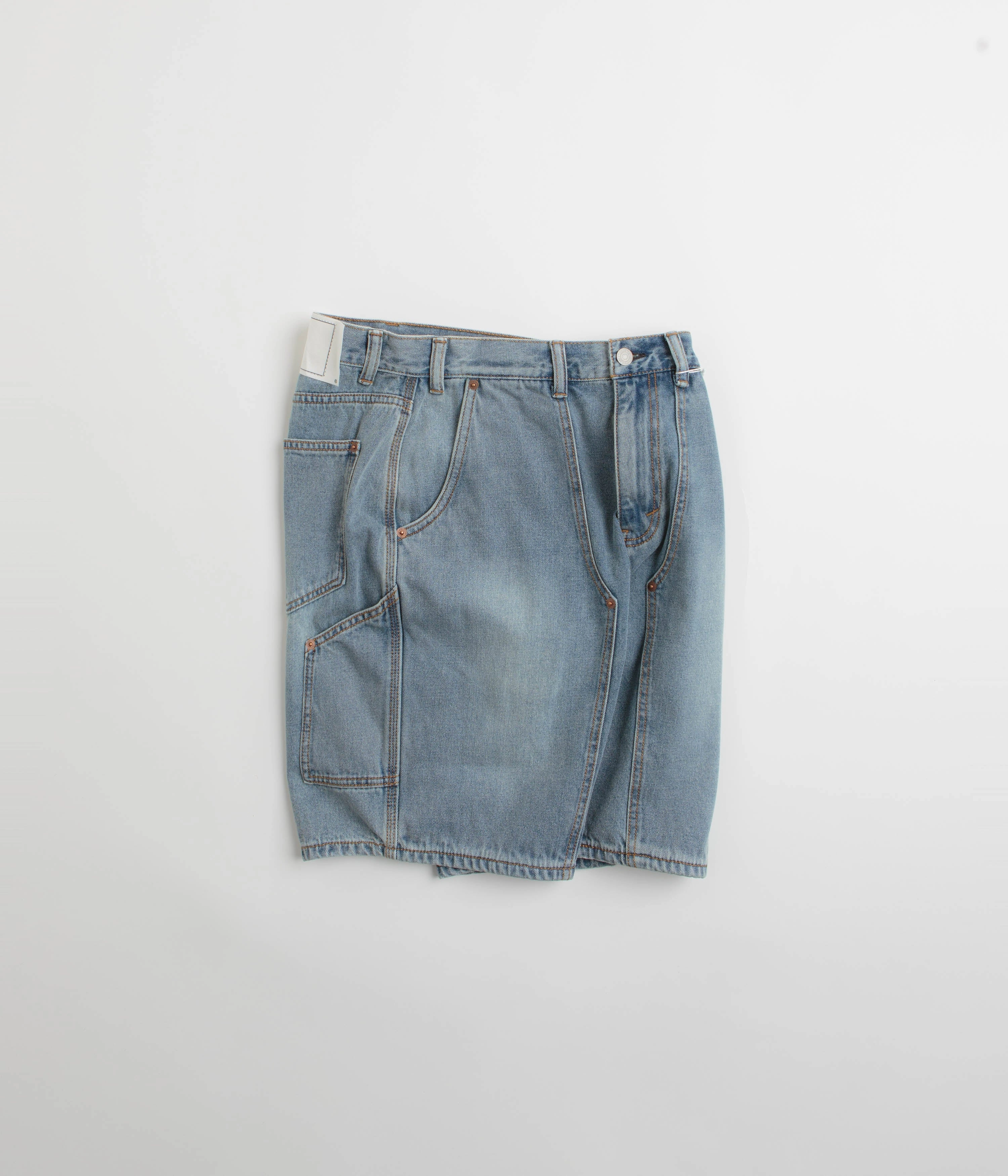 meditation wear thisisneverthat Denim Carpenter Shorts - Washed Blue