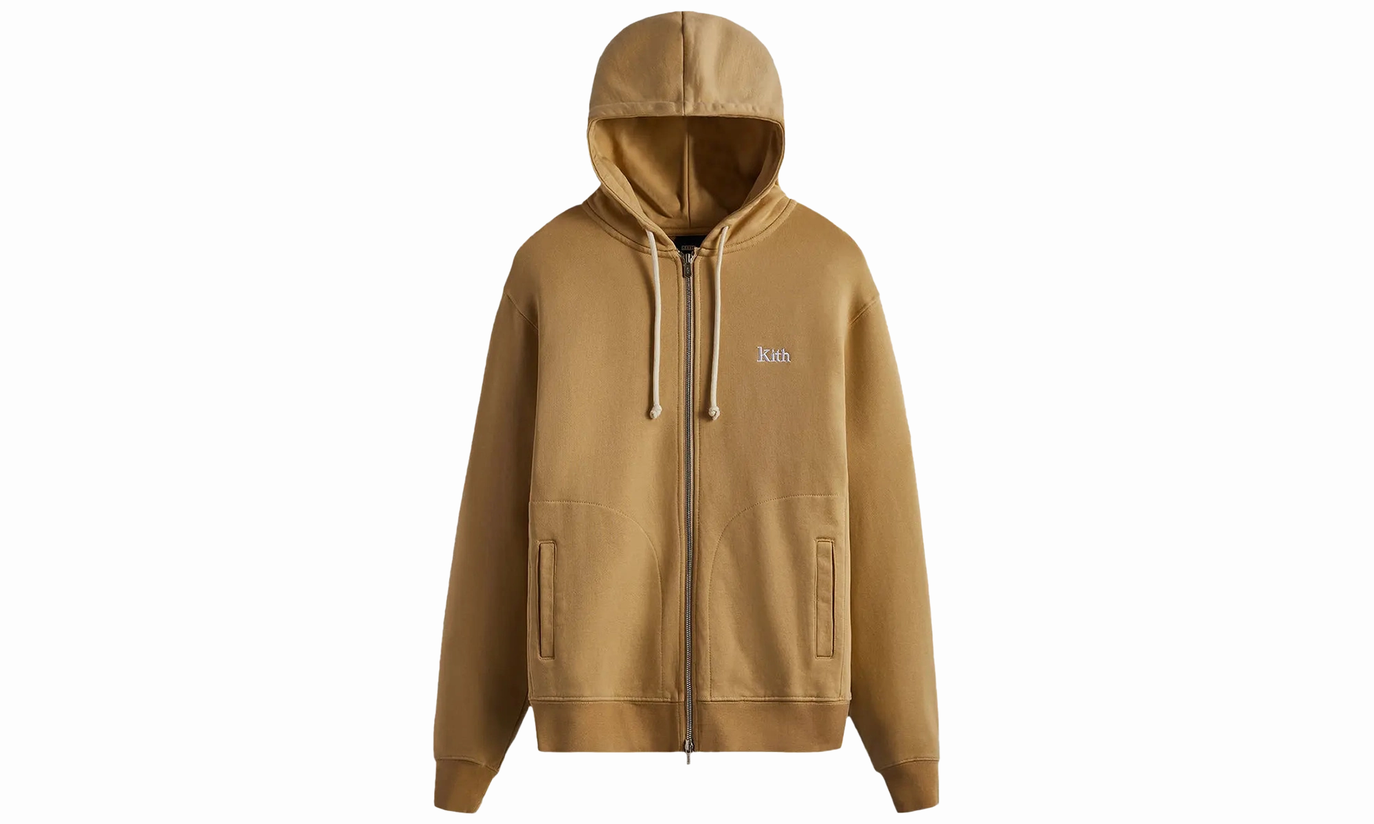 Williams V Zip Up Hoodie "Canvas Beige"