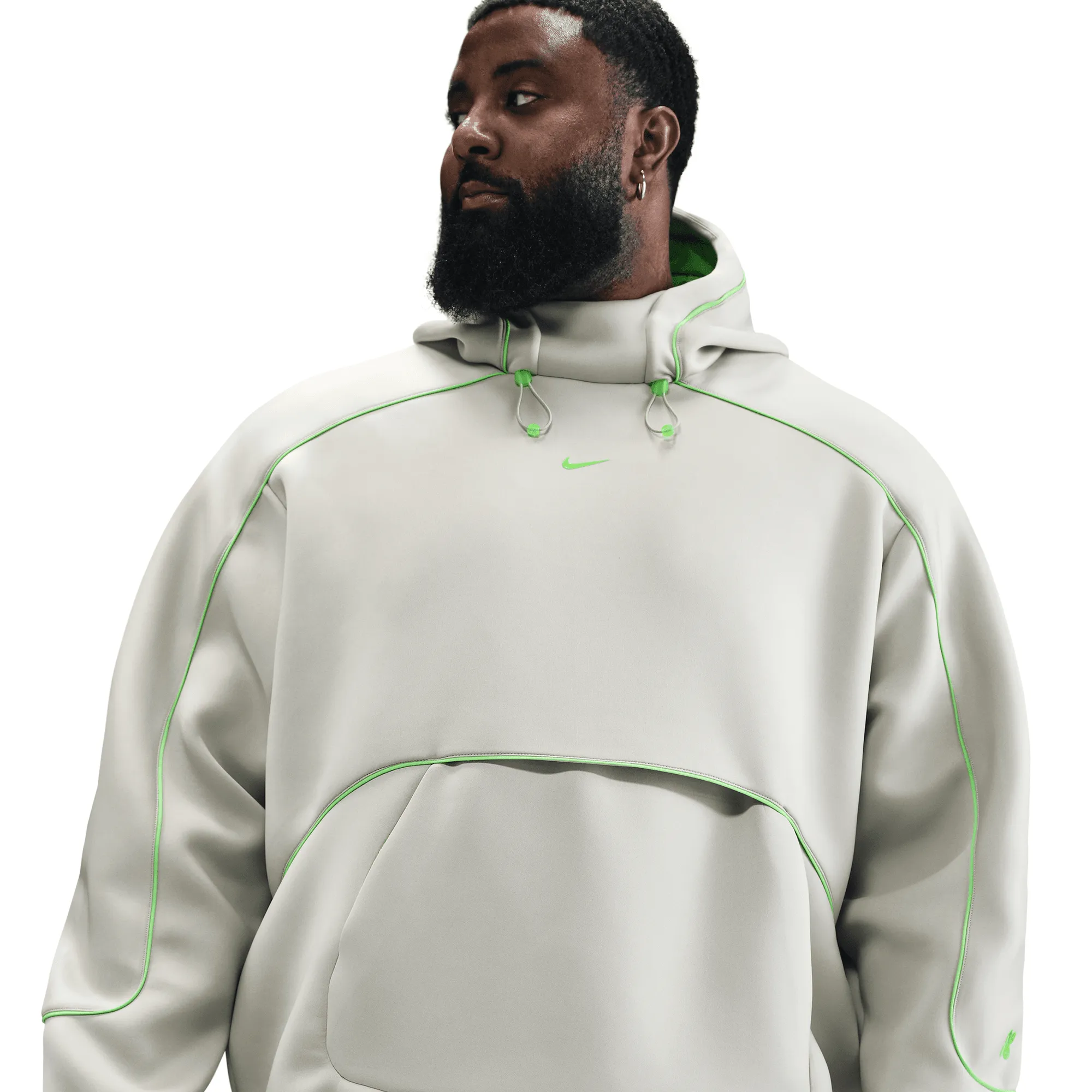 PROJECT F.R.O.G PULLOVER HOODIE - OLIVE AURA / GREEN STRIKE Colorfast Technology