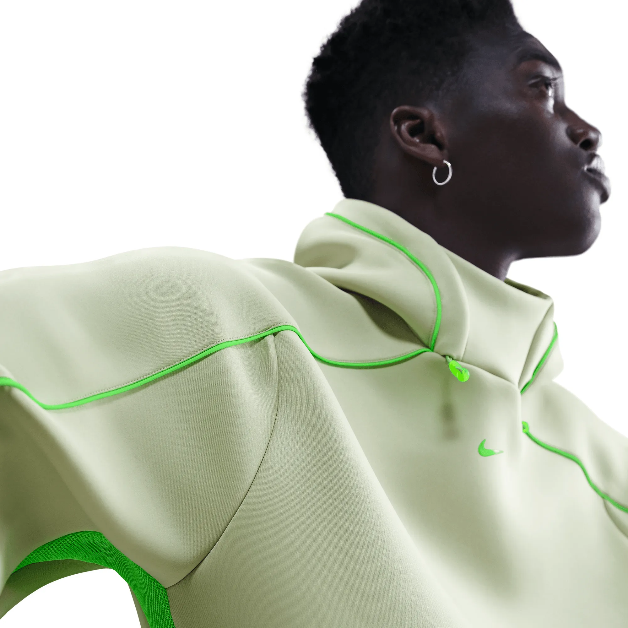 Hot Core Night Out PROJECT F.R.O.G PULLOVER HOODIE - OLIVE AURA / GREEN STRIKE