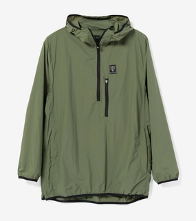 Packable Parka (Olive) Windproof Inner Layer Gloss Free Texture