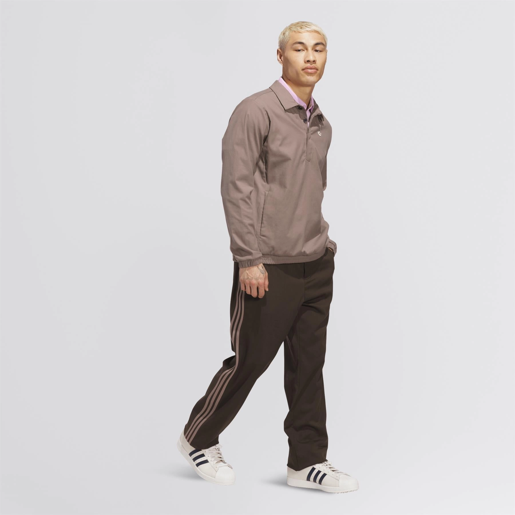 Multipanel Construction Hike Wind Jacket Trace Brown