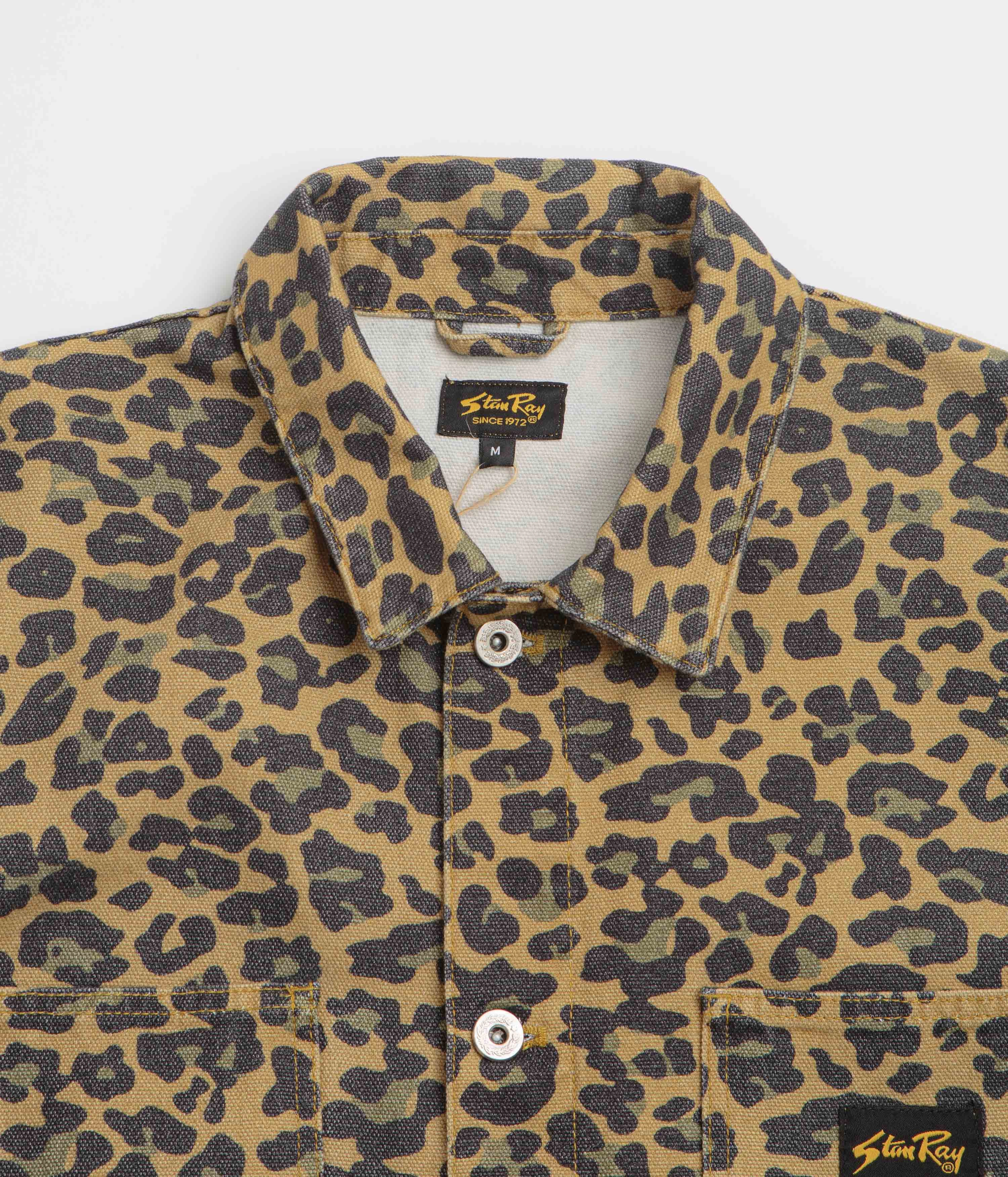 bar Fitness Stan Ray Coverall Jacket - Washed Leopard Camo Duck