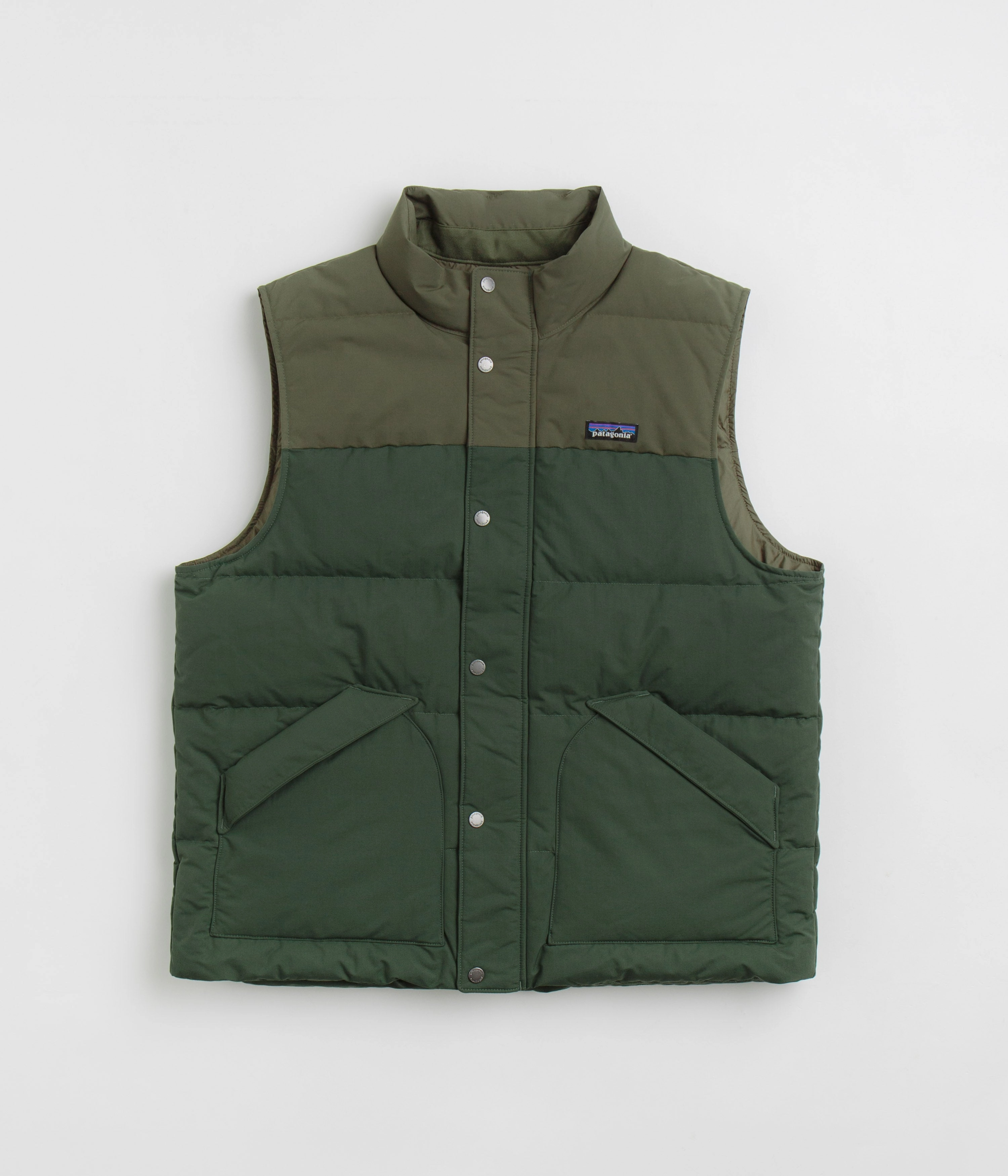 Functional Fit Patagonia Downdrift Vest - Torrey Pine Green