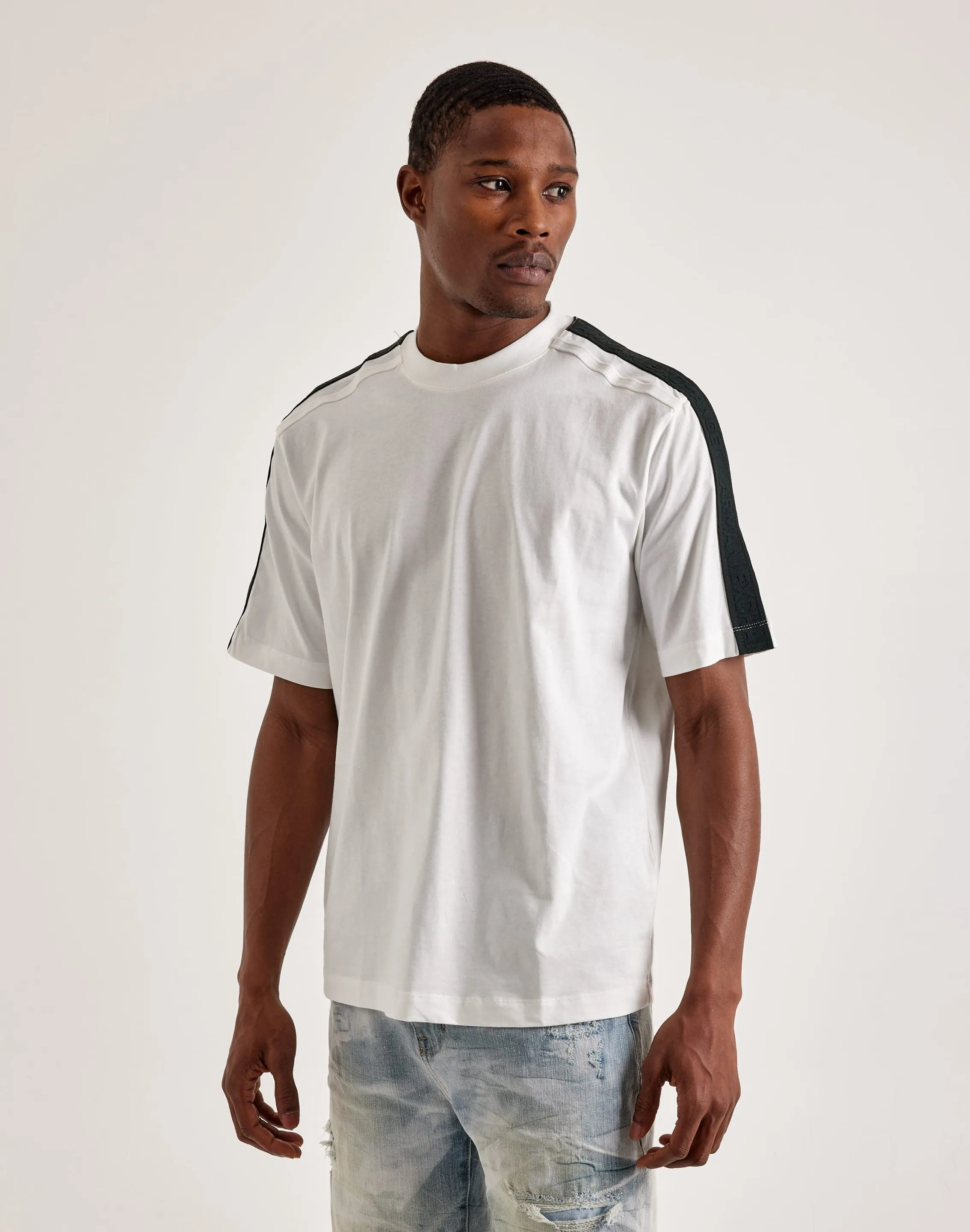 Mesh Glow OdorResistant Armani Exchange Logo Tape Tee