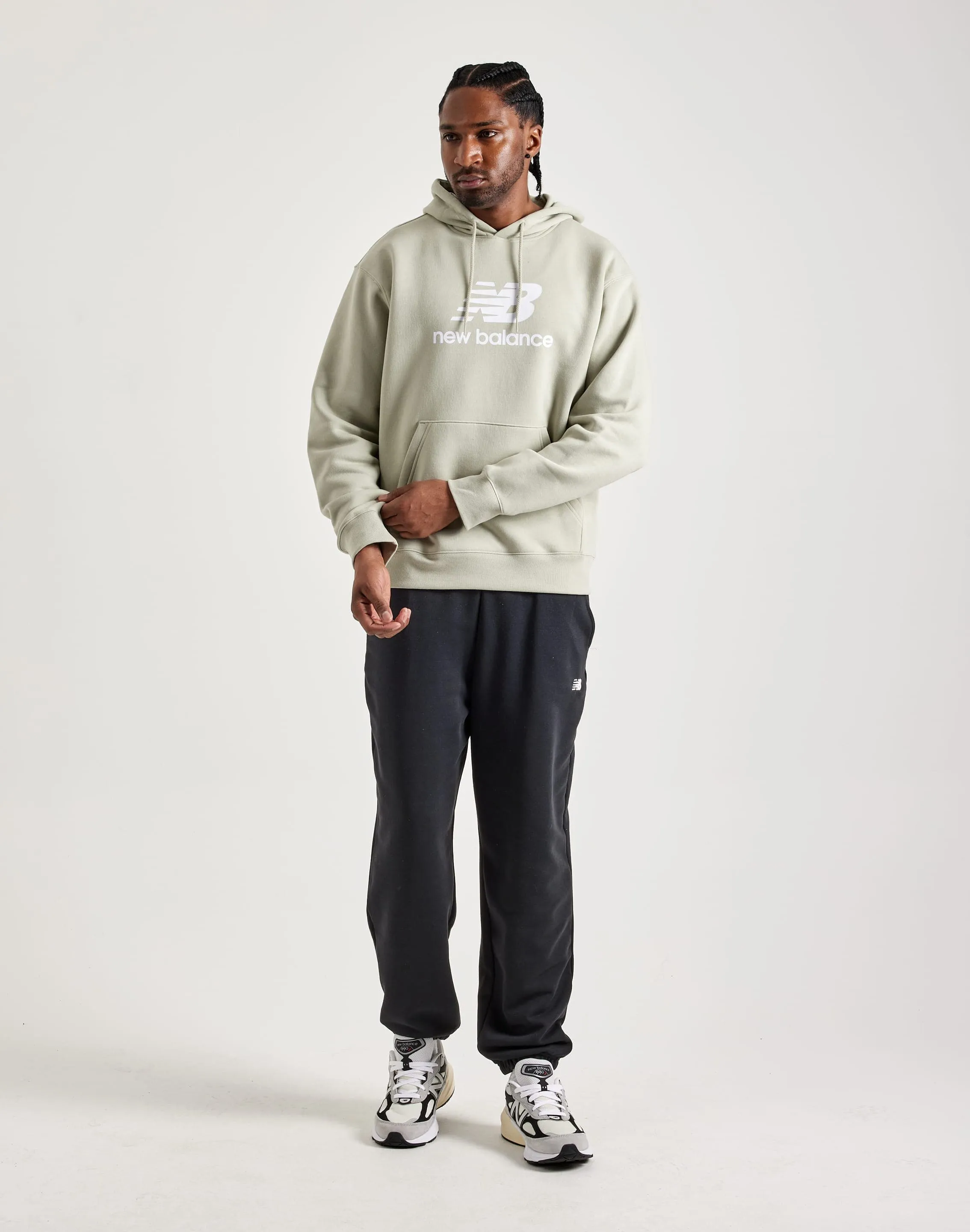 New Balance Essentials Fleece Hoodie China Cool Linen Soul