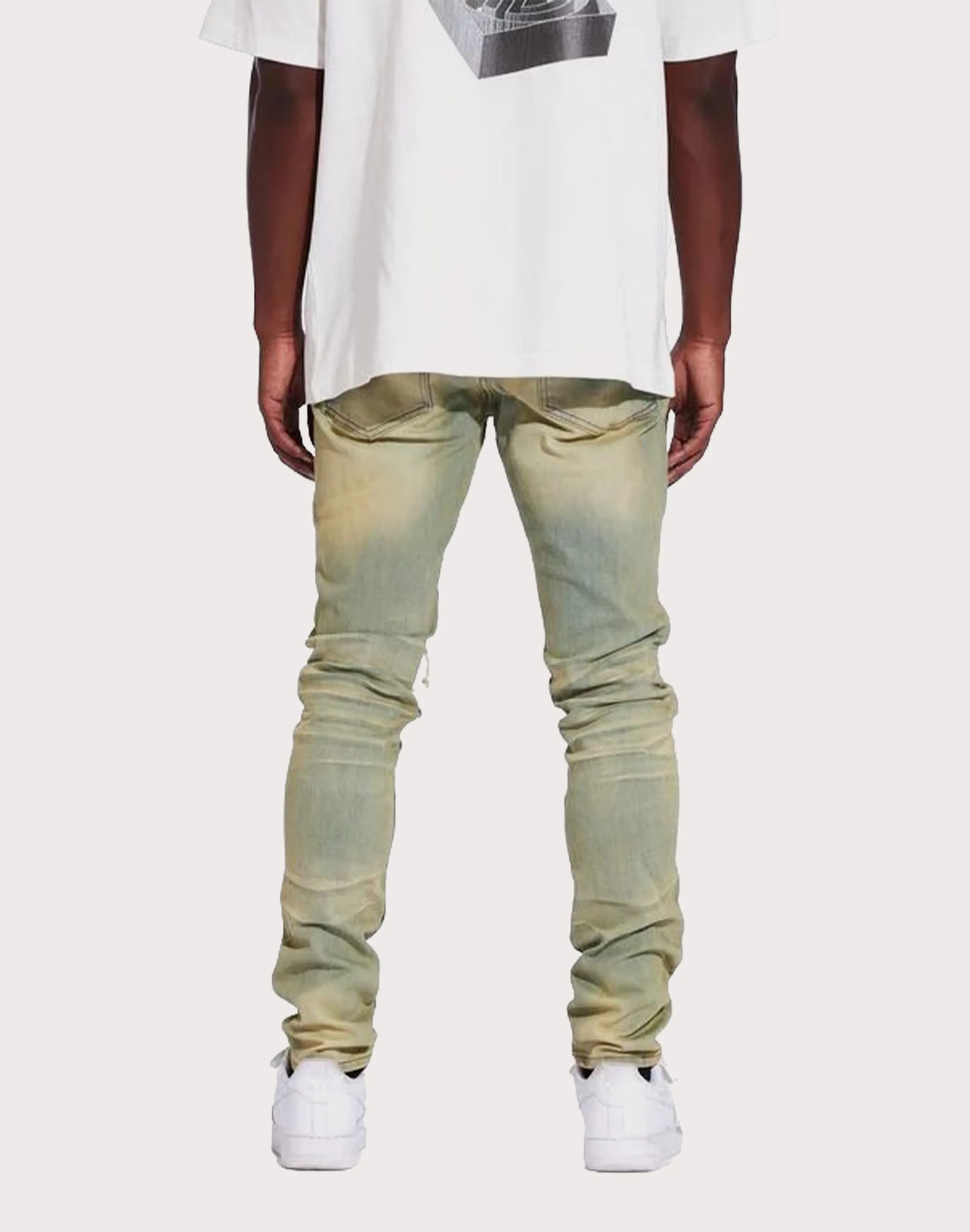 Island Vibe Japan Neat THE LEVERAGE Kovo Slim Fit Denim Jeans