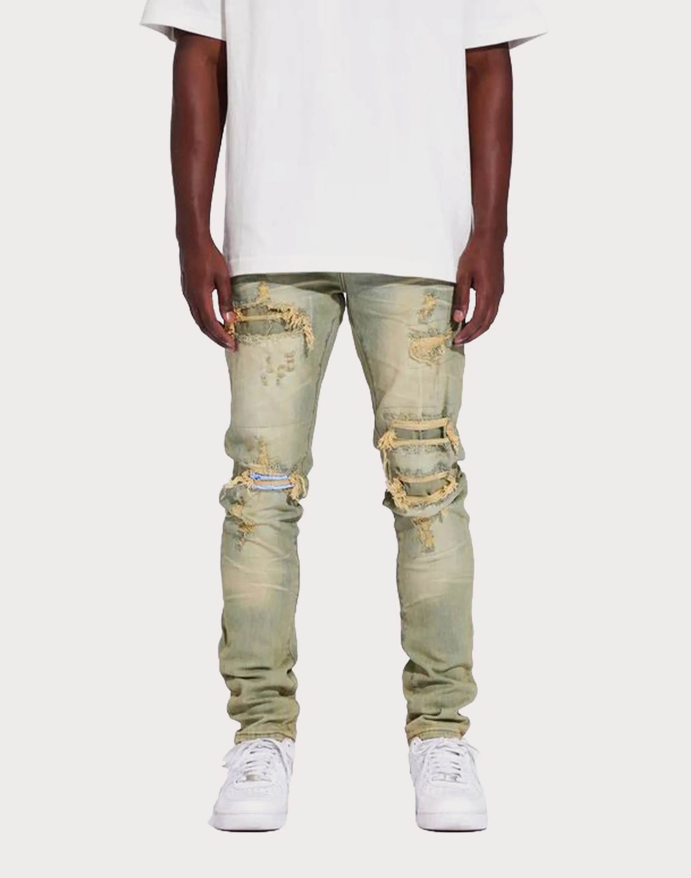 AntiStaticLining THE LEVERAGE Kovo Slim Fit Denim Jeans