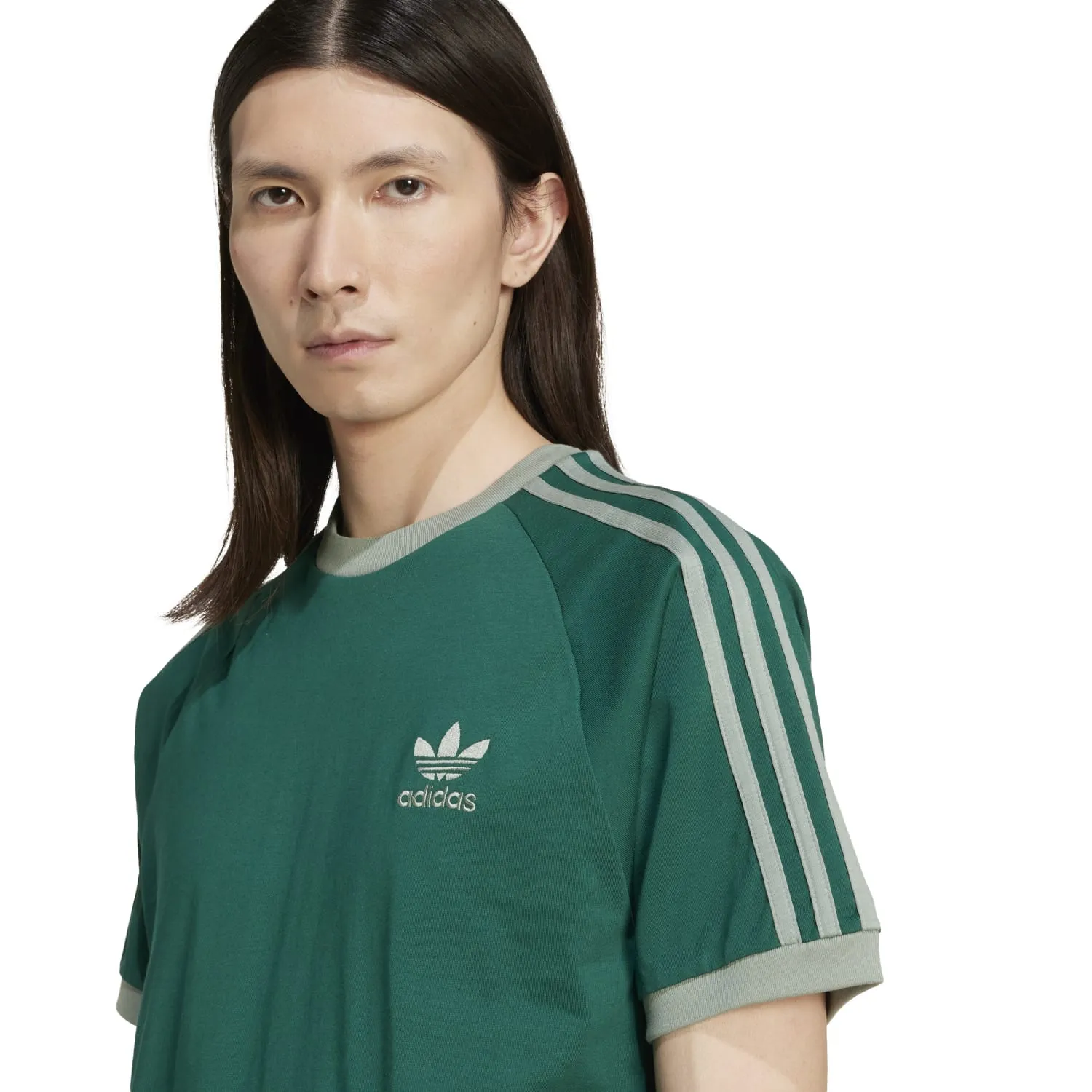 LightweightTextile 3-Stripe Tee - Mens