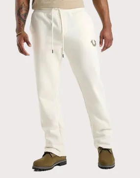 True Religion Horseshoe Logo Fleece Joggers MinimalistStyle Quiet Charm