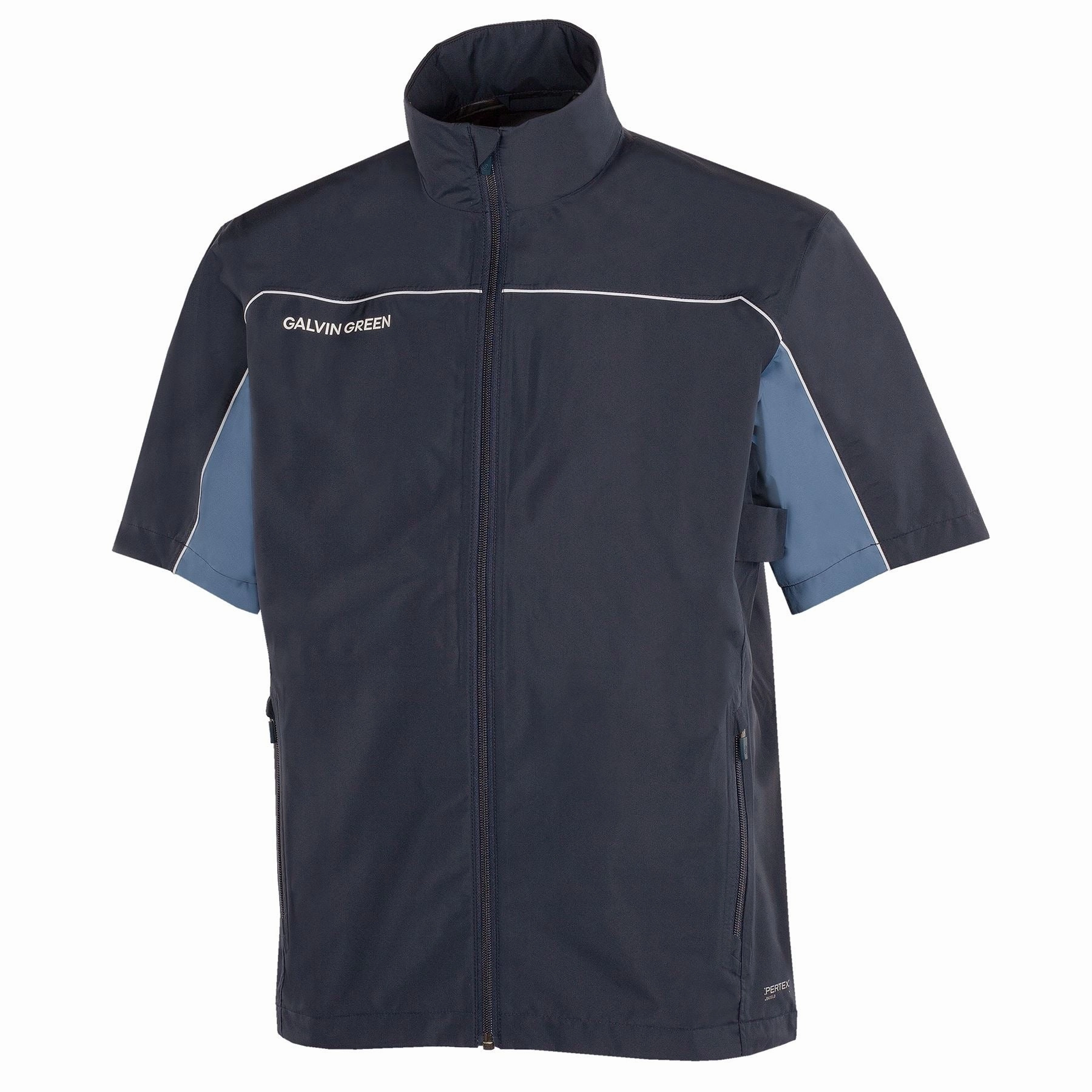 Hiking Gear HeatRegulating Air PERTEX SS Waterproof Jacket Navy/Moonlight Blue