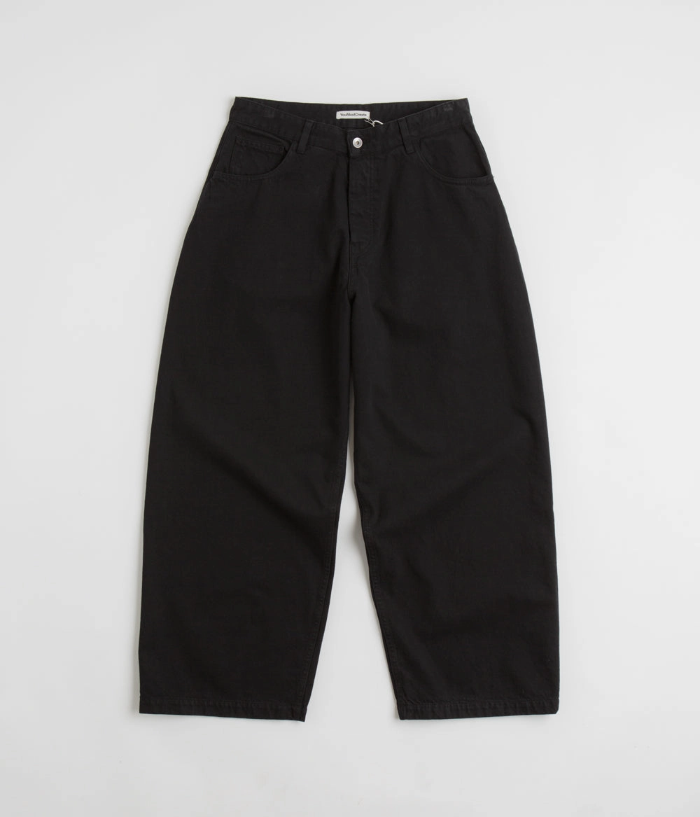 YMC Replacement Jeans - Black Core Layer Teen Outfit Eco Friendly Travel Outfit