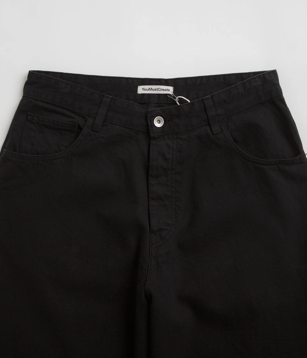 YMC Replacement Jeans - Black Urban Utility Layered Protection