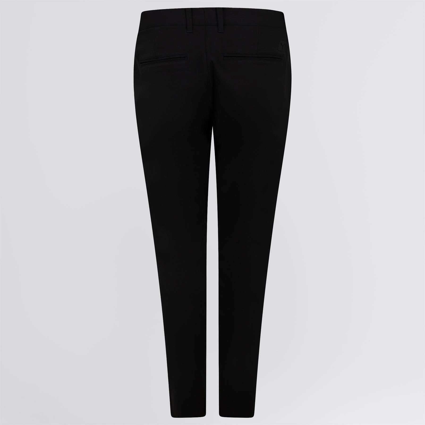Dealer Tailored Pants Black Linen blend elastic waistband