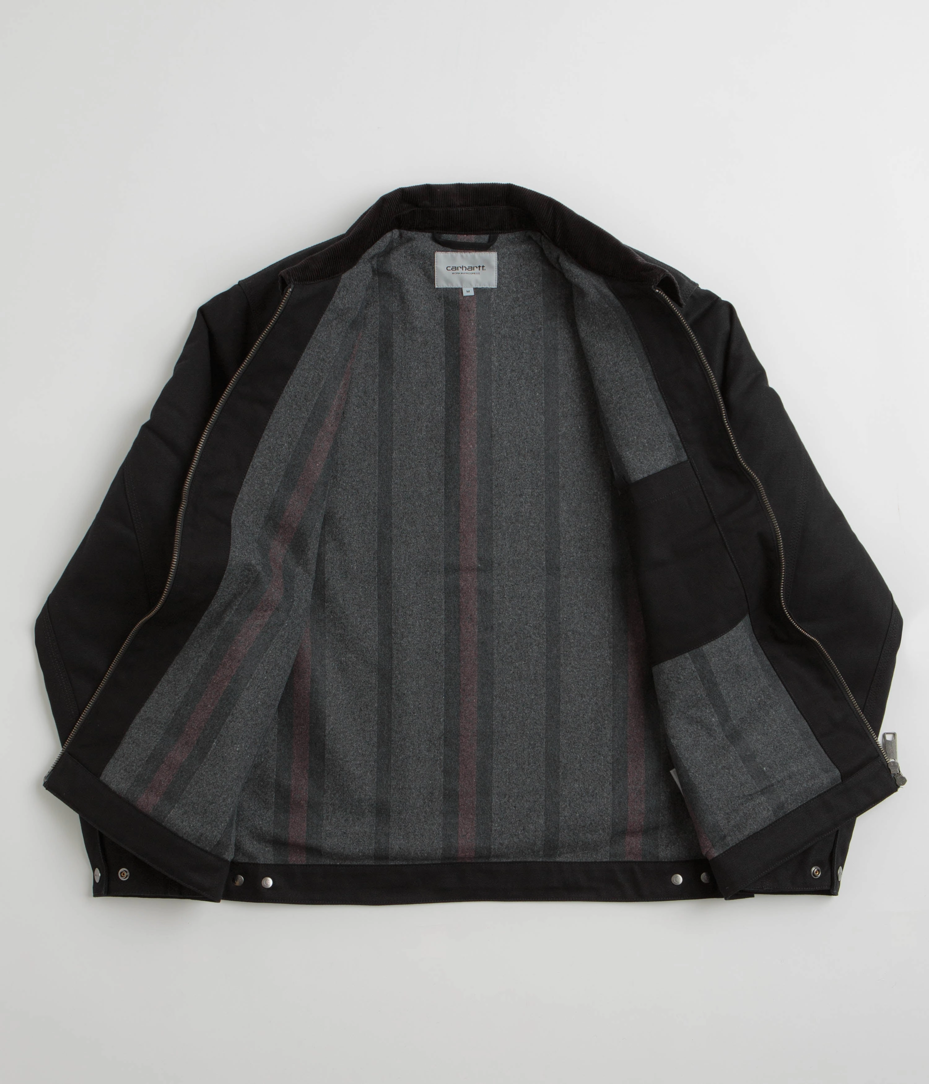 Carhartt Detroit Jacket - Black / Black Rigid Action Ergonomic Paneling