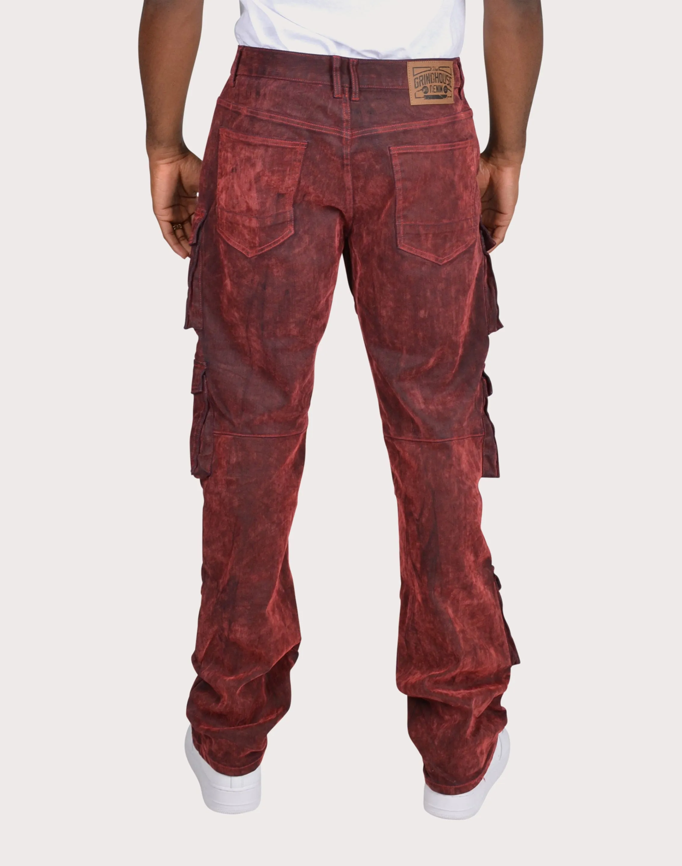 Grindhouse Straight Fit Flocked Marino Denim Jeans Travel Proof WaterRepellent Coating