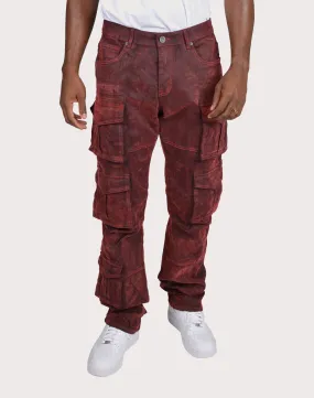 Grindhouse Straight Fit Flocked Marino Denim Jeans Fantasy Mood