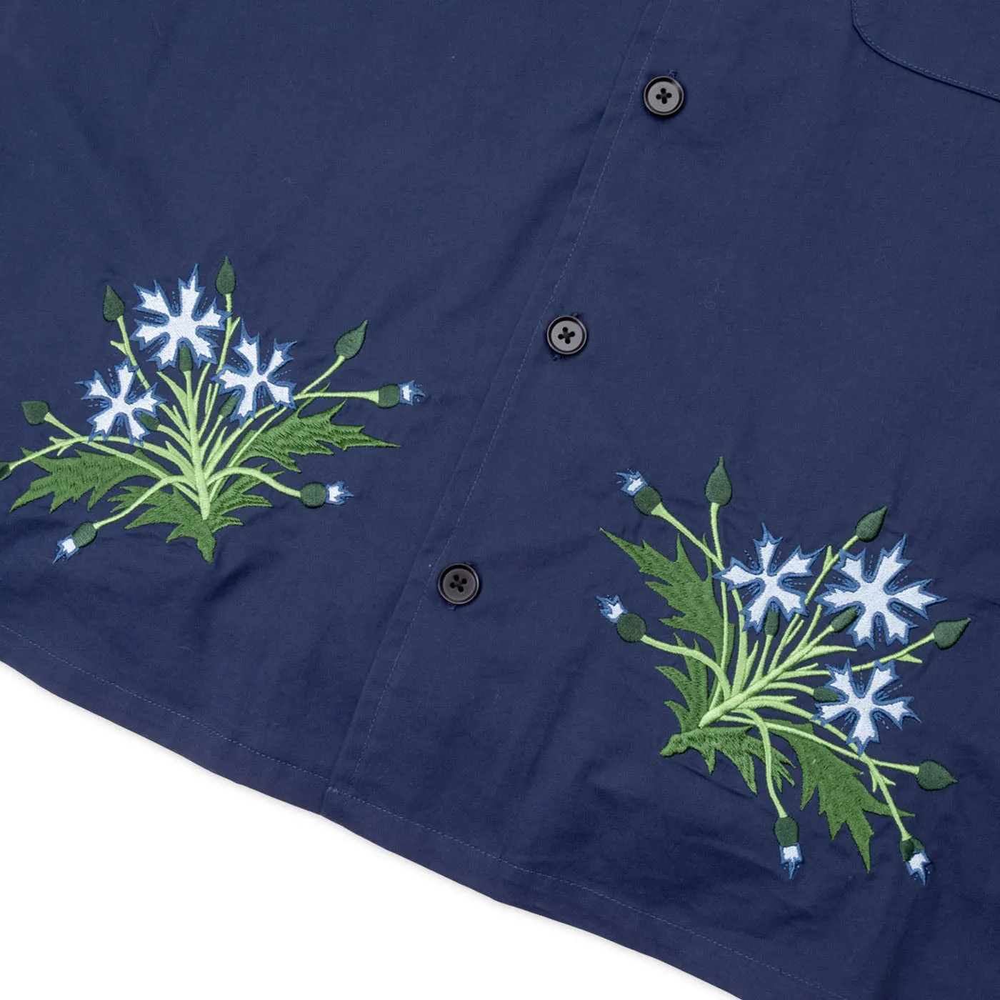 PASS~PORT Bloom Casual S/S Shirt - Navy Holiday Gift Multipurpose Utility