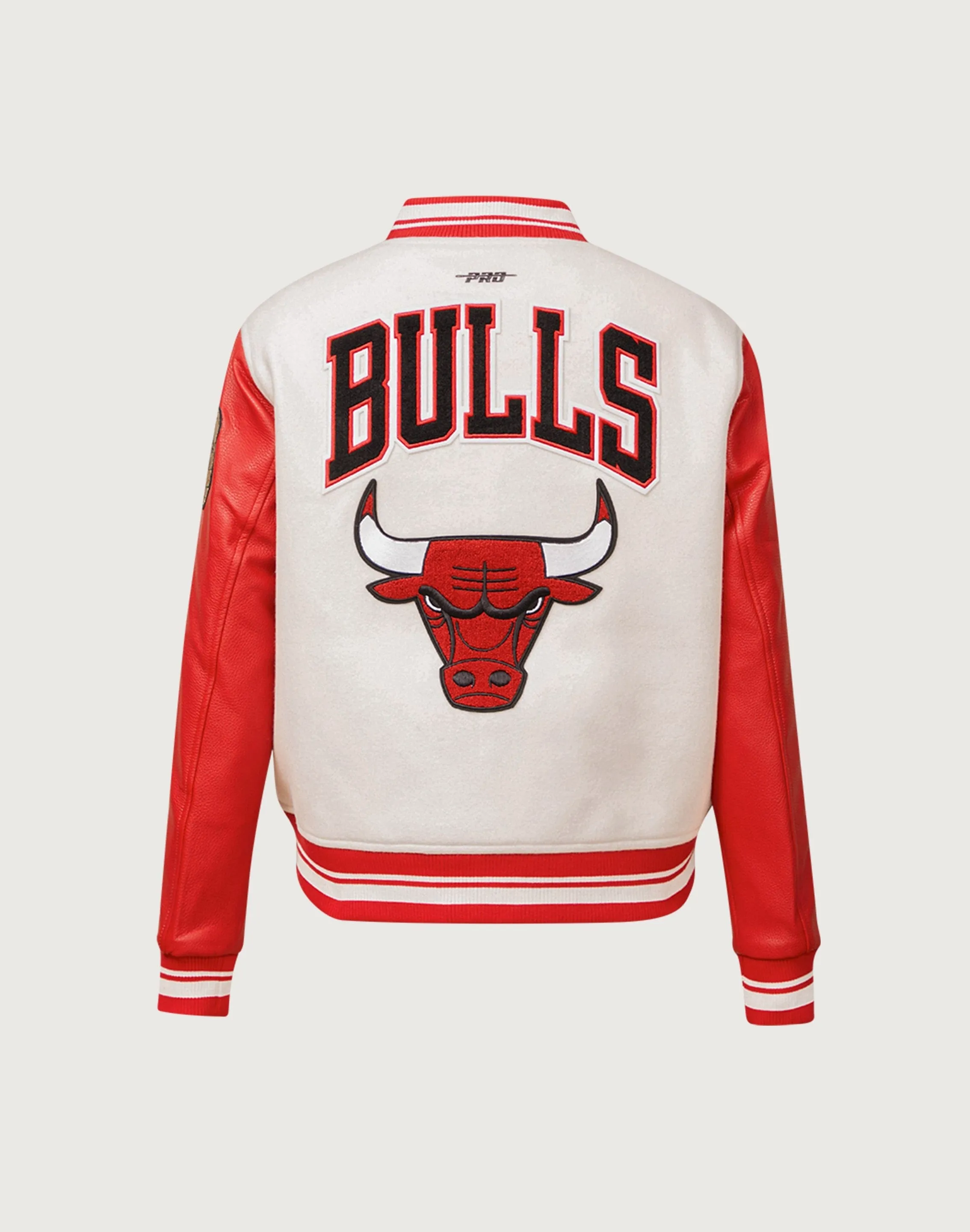 Pro Standard NBA Chicago Bulls Retro Classic Rib Wool Varsity Jacket Lightweight Construction
