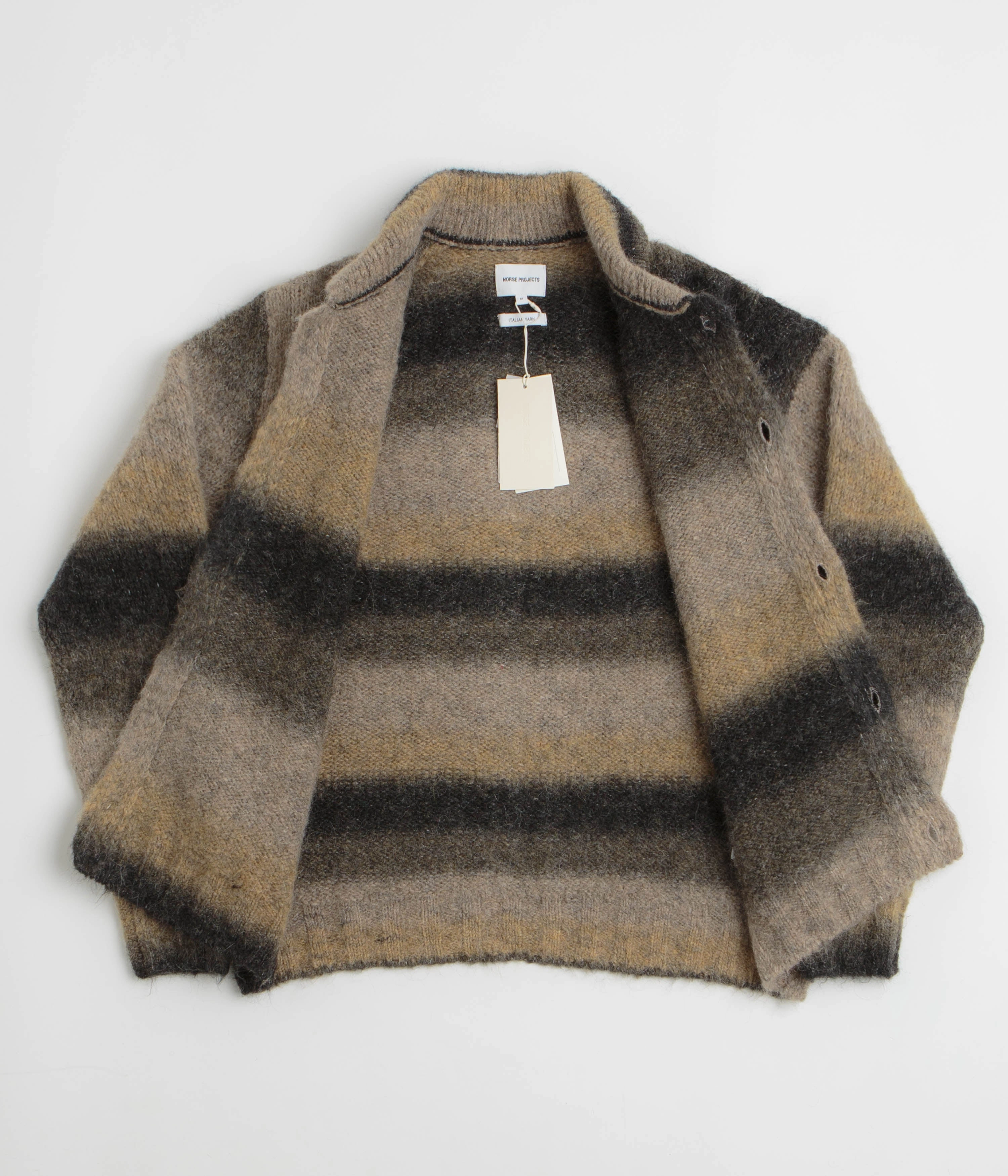 Plan Suitcase Norse Projects Erik Alpaca Wool Jacket - Utility Khaki