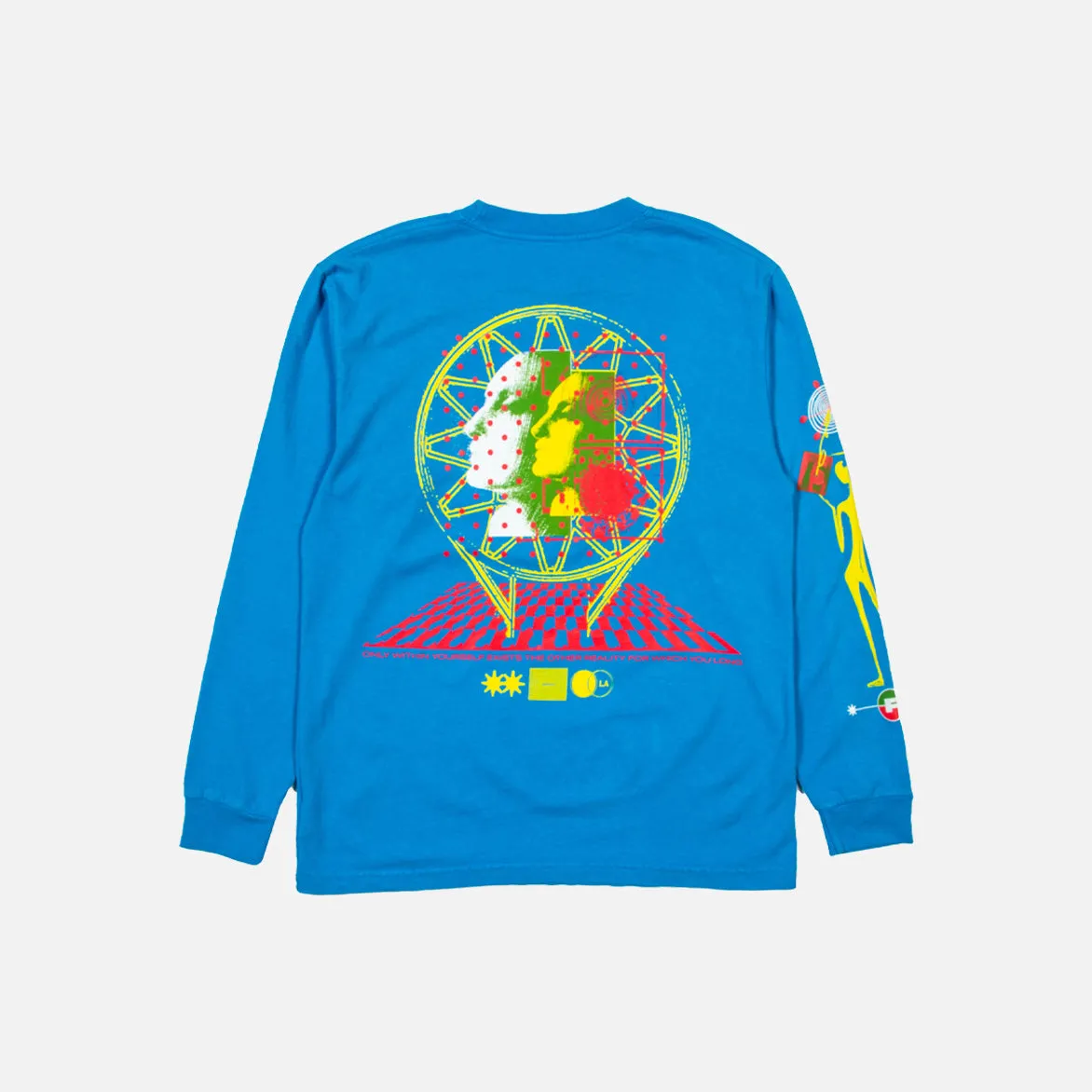 QuickDry Technology WITHIN YOURSELF LS TEE - ELECTRIC BLUE