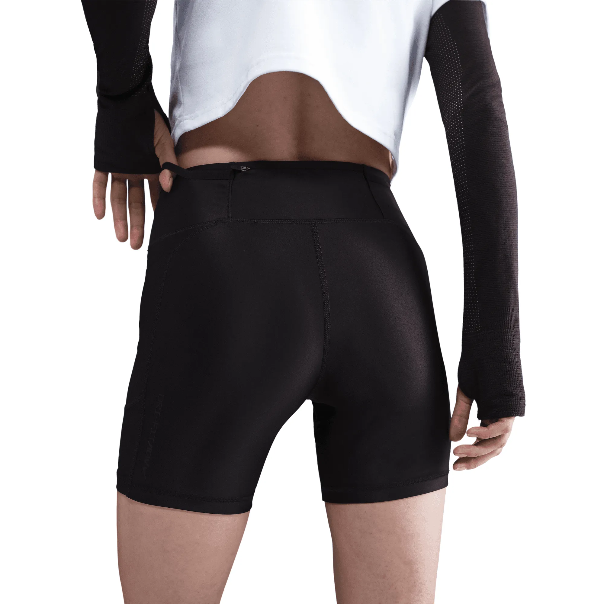 High End QuickDrying Material WMNS ACG DRI-FIT ADV MID-RISE 6" TREE FROG SHORTS - BLACK