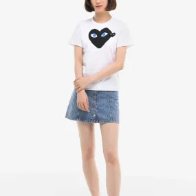 UniversalFit StretchableMaterial WMNS BLACK HEART - WHITE / BLACK