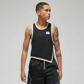 Crystal Soul WMNS JORDAN ESSENTIAL JERSEY TANK - BLACK / DARK SMOKE / SANDDRIFT