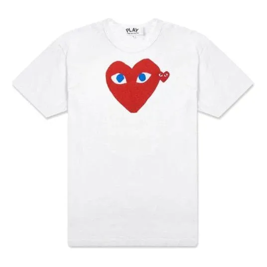 WMNS RED HEART - RED / WHITE EcoCertifiedTextile