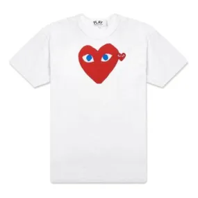 WMNS RED HEART - RED / WHITE EcoCertifiedTextile