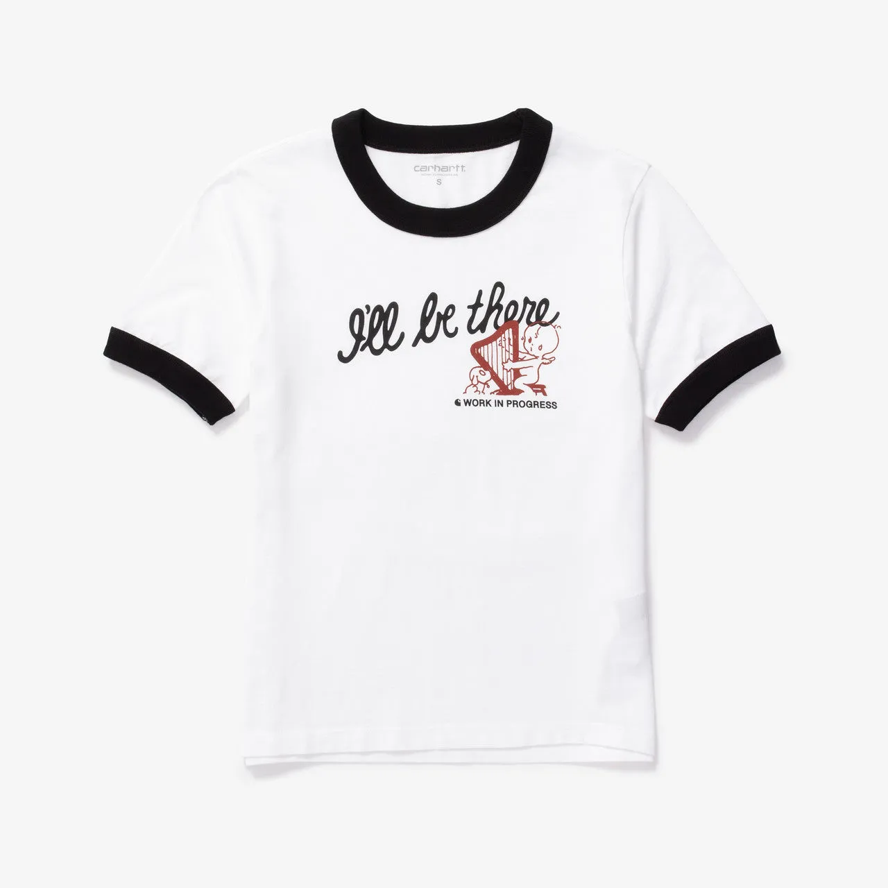 Wmns Short Sleeve I'll Be There T-Shirt mountain climate sweater silhouette