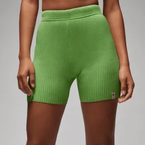 WMNS UNION X BEPHIES BEAUTY SUPPLY X JORDAN X UNION BIKE SHORTS - LIME ICE / COCNUT SeamlessFit