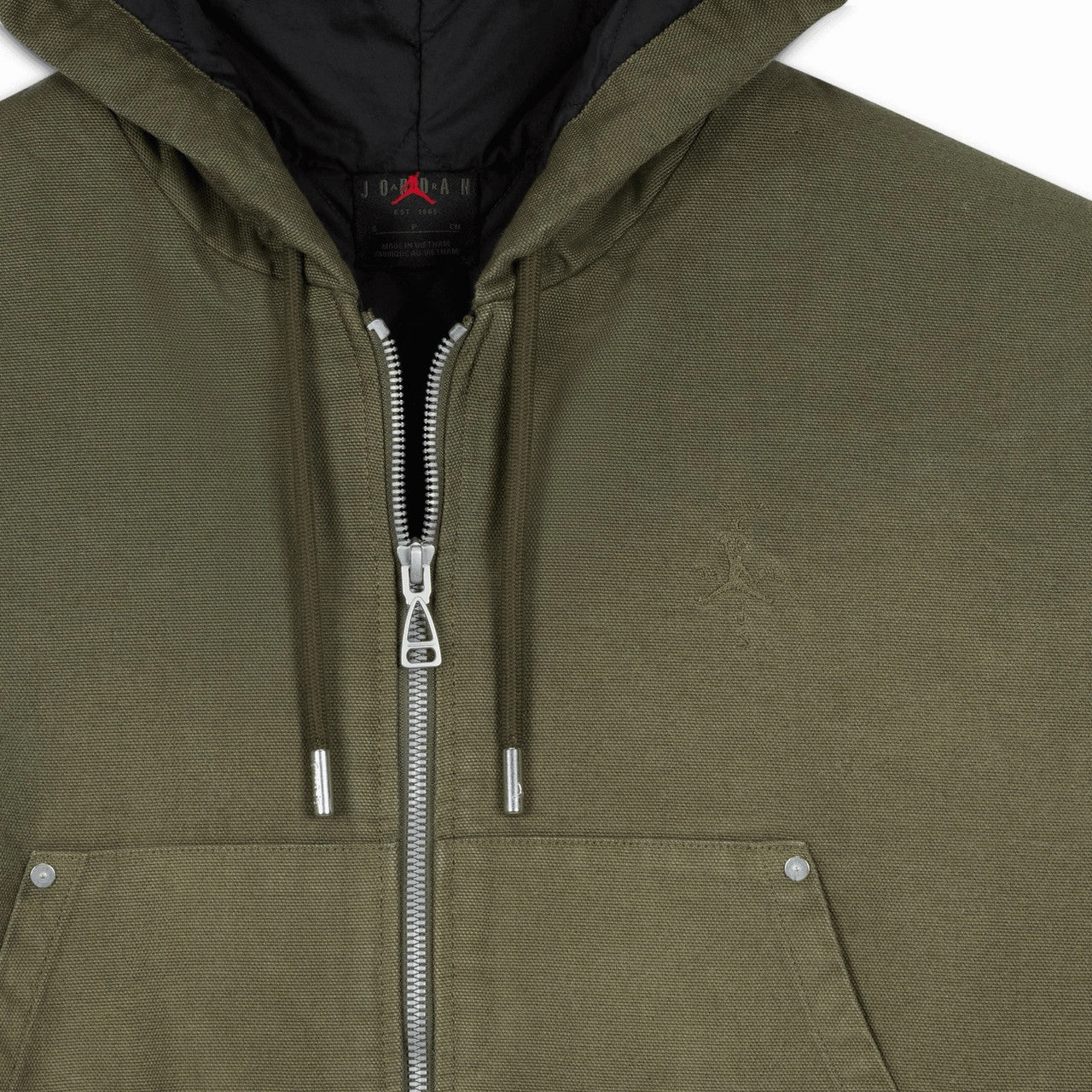 Wmns Hooded Canvas Jacket x Travis Scott Loose Fit Daily Use