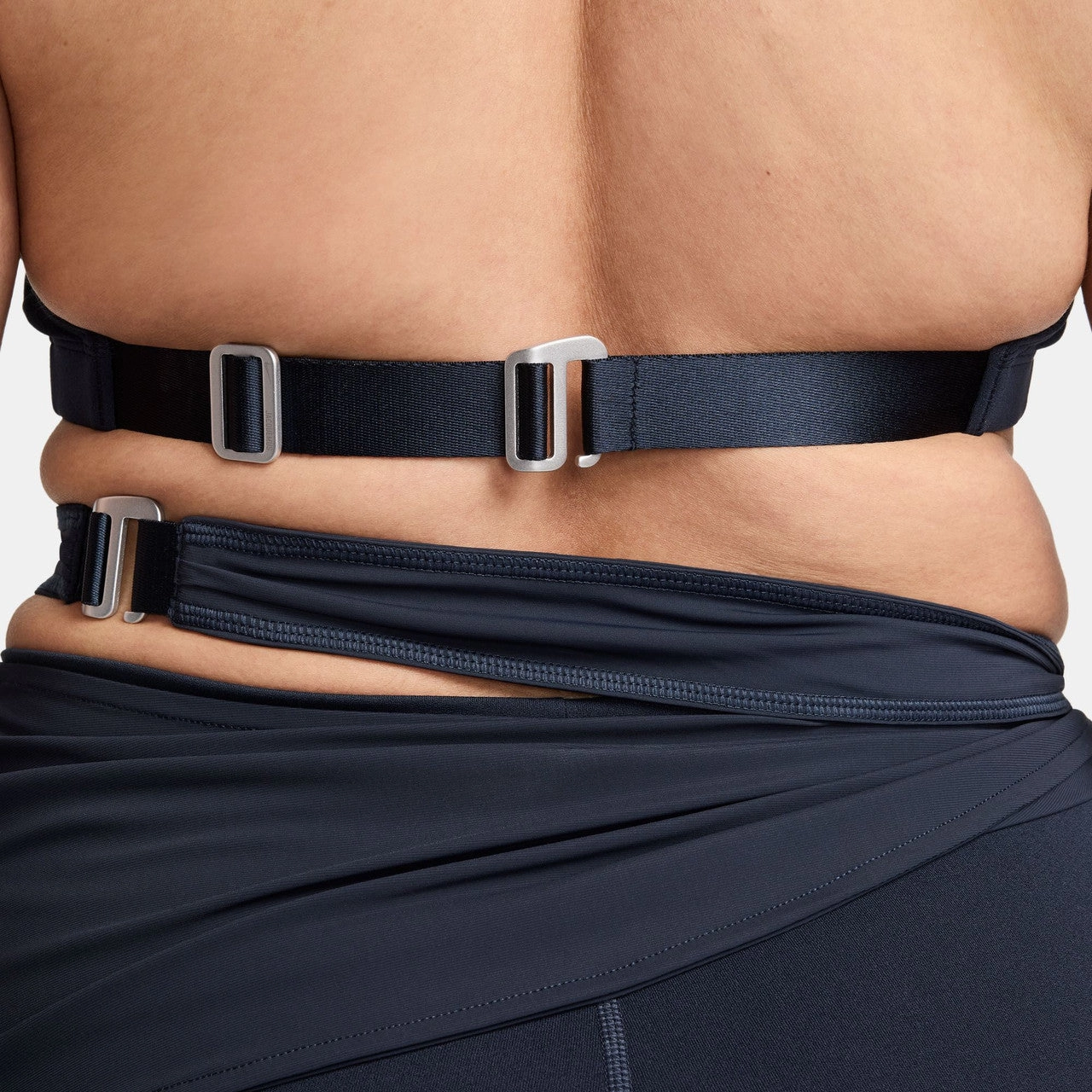 Wmns Le Layered Short x Jacquemus Comfort waistband Durable Weave Fabric