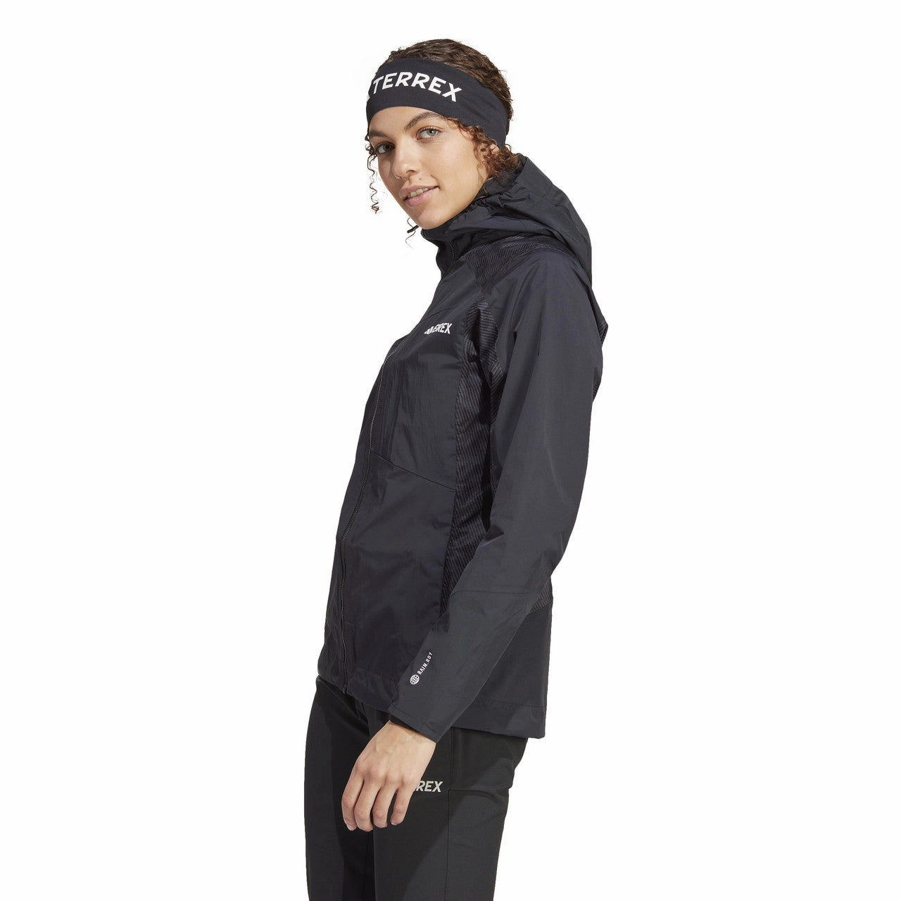 Wmns Xperior Hybrid Rain Jacket ElasticWaistband Waterproof Fabric