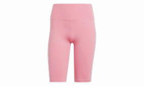Wo HIGH WAISTED SHORT TIGHTS "Pink" Heavy Silk Brave Fit