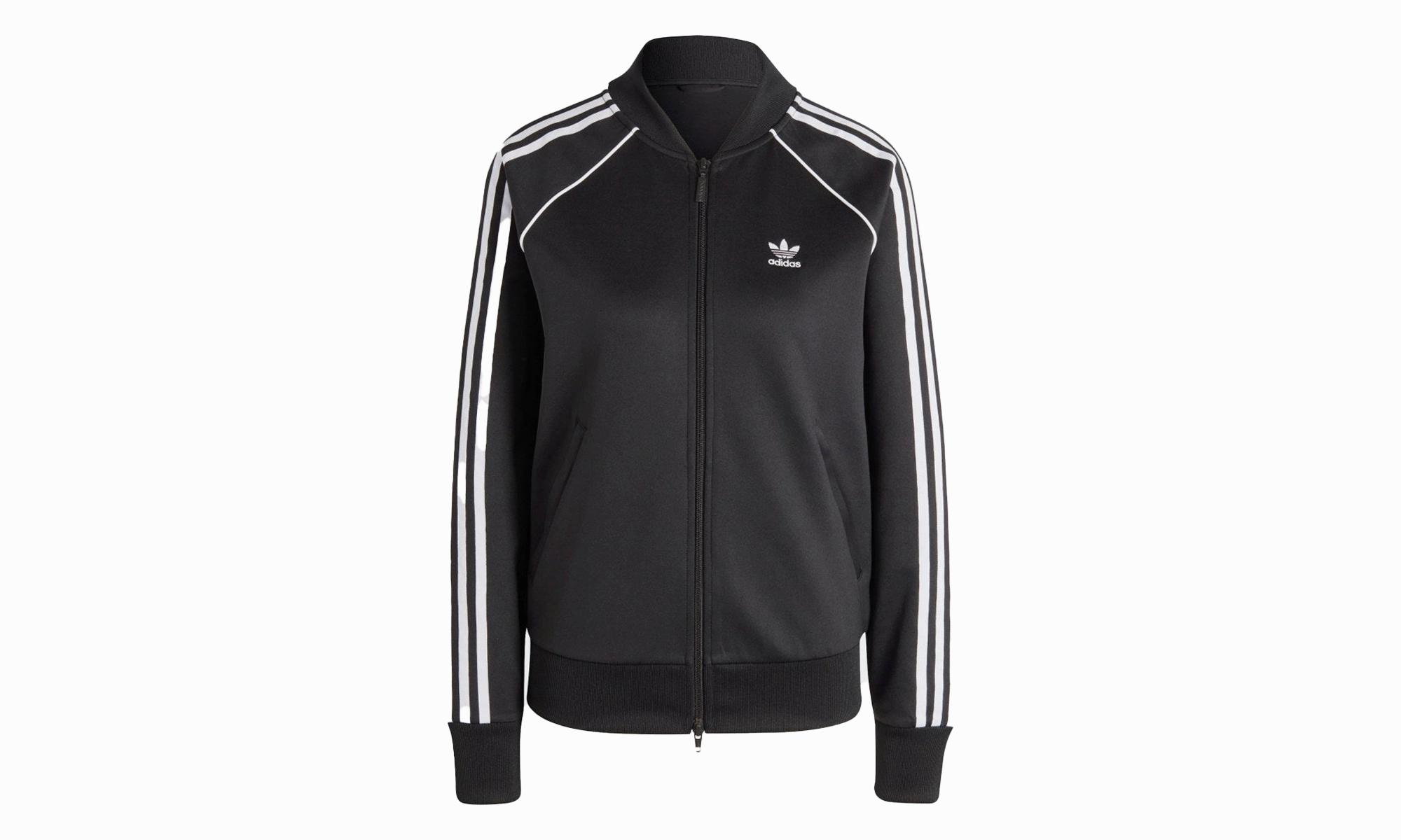 Icon Fit SnagProofMaterial Wo SUPERSTAR TRACKTOP PB "Black"