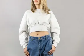 Women's Jordan Flight Fleece Cropped Sweatshirt FrenchTerryTexture
