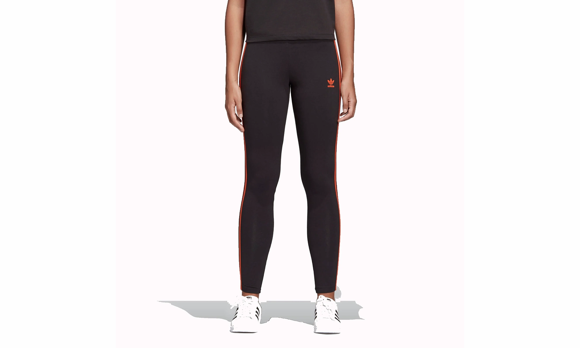 Euro Mood Womens Tennis Tights "Black / Craft Orange"
