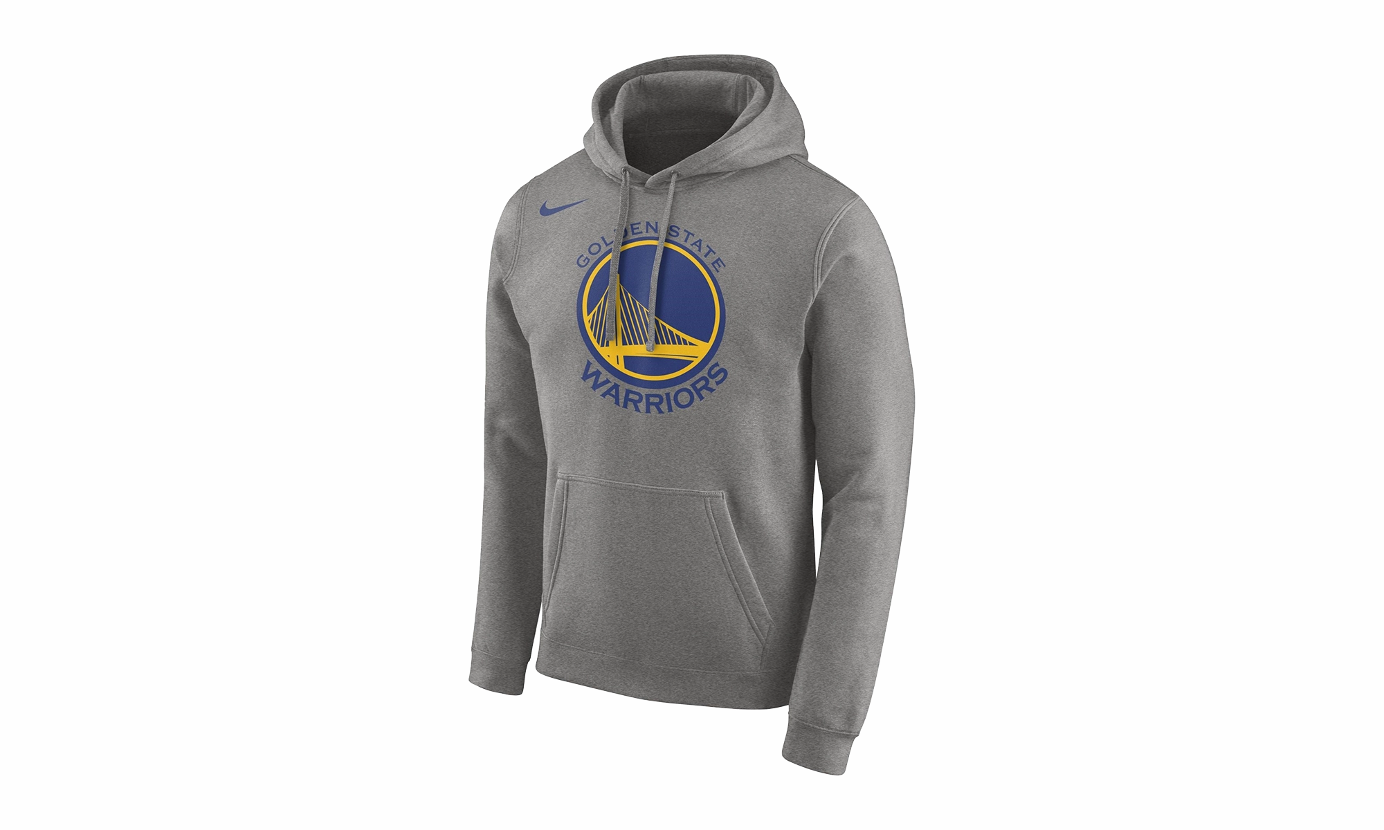 WoNBA GSW Essential Logo Pullover Hoodie "Grey"